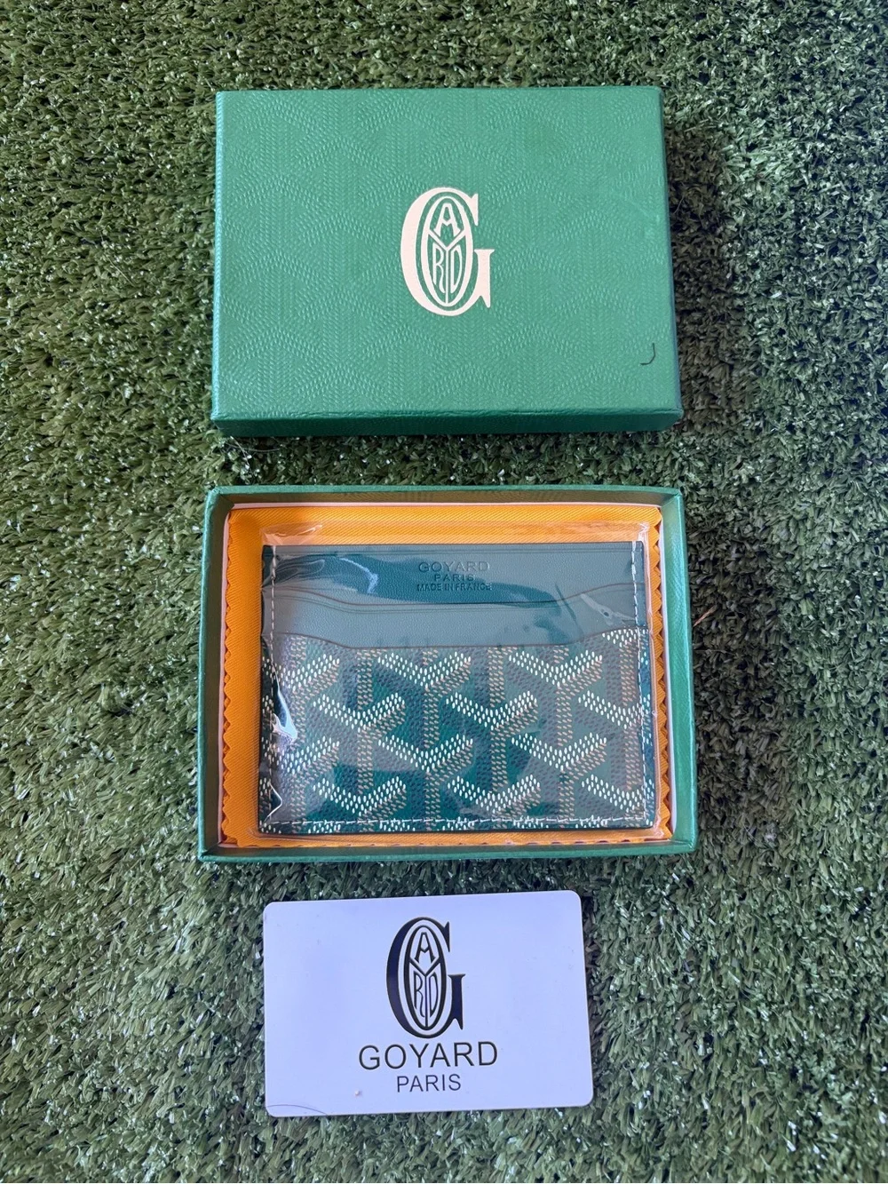 Goyard Green Card Holder